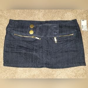 COPY - Denim mini skort